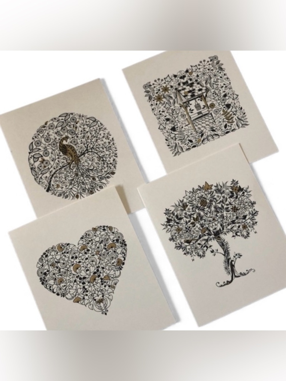 Johanna Basford Secret Garden Blank Notecards & Box - NWOT